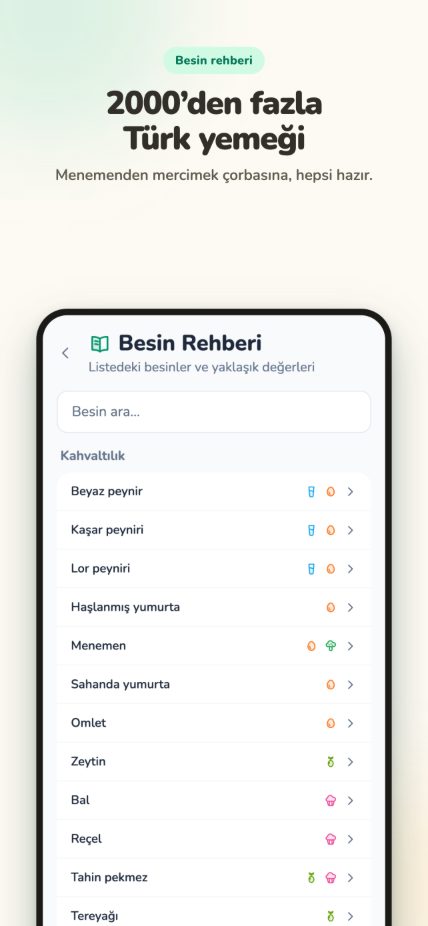 Besin rehberi